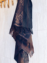 Load image into Gallery viewer, Handwoven, Naturally dyed, Ikat small - scarf  - Bali - Homegrown Botanica
