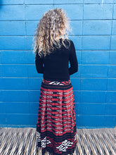 Load image into Gallery viewer, Handwoven Ikat Skirt - Java - Red
