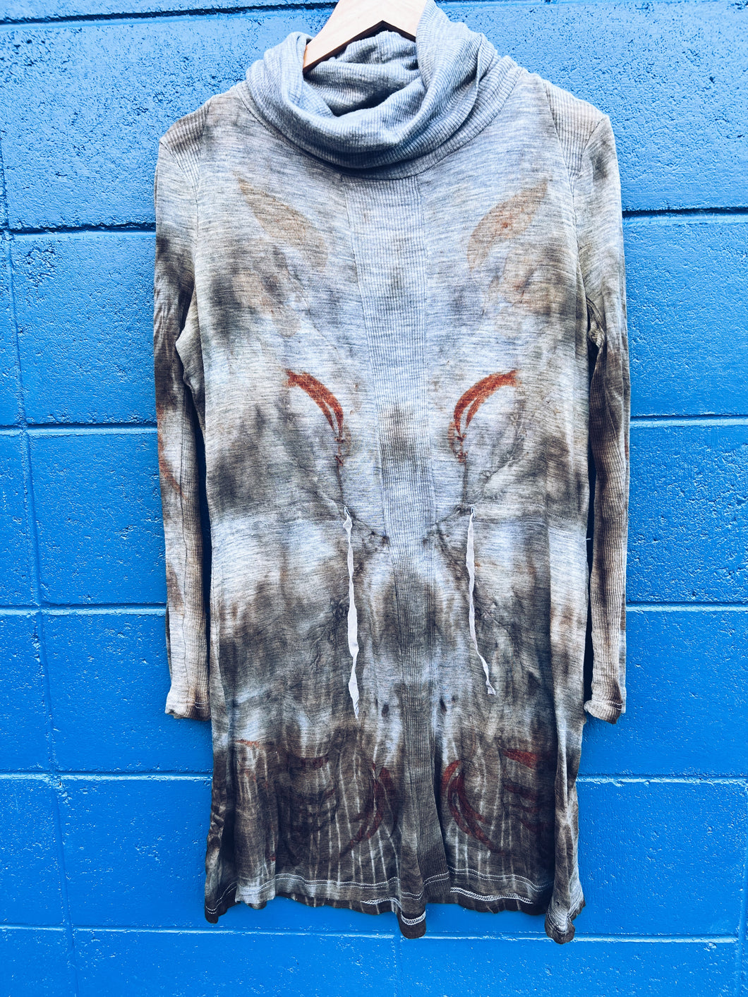 Rusty Eucalyptus Dress - Merino M/L