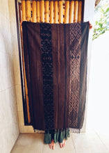 Load image into Gallery viewer, Handwoven, Naturally dyed, Ikat small - scarf  - Bali - Homegrown Botanica
