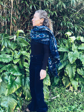 Load image into Gallery viewer, Handwoven Ikat - Lombok - Blue - Homegrown Botanica
