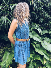 Load image into Gallery viewer, Gypsy Blue Botanical dress ~ Freesize M/L
