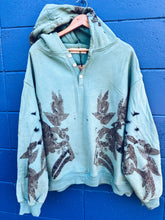 Load image into Gallery viewer, Eucalyptus Blue Hoody ~ Cotton ~ XL
