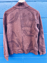 Load image into Gallery viewer, Unisex Wild Brown Zip Sweater - Cotton M - Homegrown Botanica
